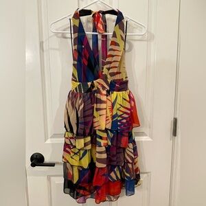 Arden B Multicolor Halter Dress